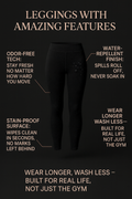 Water Repellent Leggings (Black)