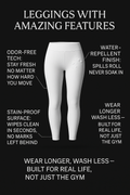 Water Repellent Leggings (White)